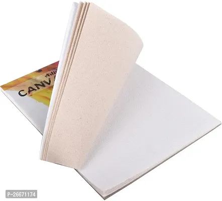 variety A5 Cotton Acid Free Canvas Pad  Set of 10   White-thumb2