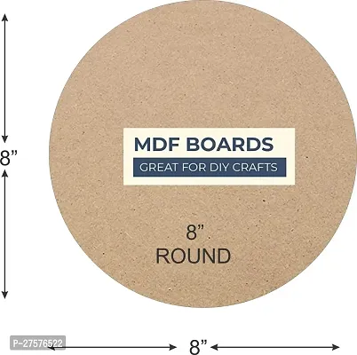 Variety Canvas Mdf Board 8 x 8 for Art  Craft  6  Wooden Geometric Object-thumb2