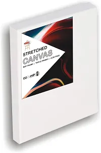variety 9x 12 PRE STRETCHED ARTIST GRADE 10OZ PRIMED TRIPLE LAYER Cotton Medium Grain Stretched Canvas Board, Board Canvas, Pre Stretched Canvas  Set of 3   PURE WHITE-thumb1