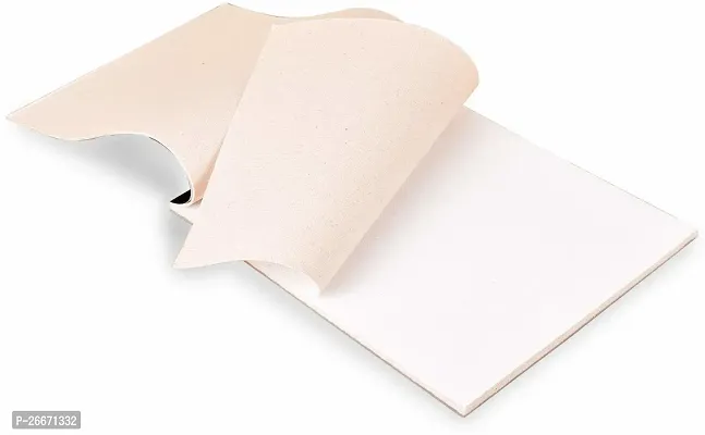 PANTONIC CANVAS PAD 5x 7 400GSM 10OZ PRIMED 10SHEETS Cotton Medium Grain Canvas Pad  Set of 1   White-thumb2