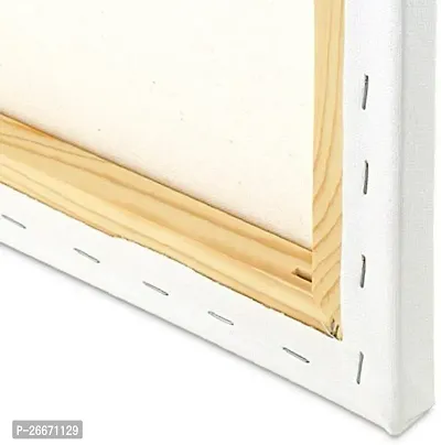 variety 5 x 7 STRETCHED CANVAS Cotton Medium Grain Stretched Canvas Board  Set of 2   PUIRE WHITE-thumb4