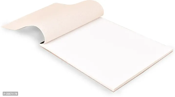 PANTONIC A/4 CANVAS PAD Cotton Medium Grain Canvas Pad  Set of 1   PURE WHITE-thumb3