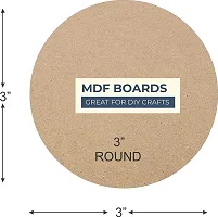 Variety Canvas Mdf Board 3 x 3 for Art  Craft  6  Wooden Geometric Object-thumb1