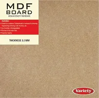 variety STRONG MDF BOARD 3.2 MM BOARD SHEET BROWN 12 INCH X 12 INCH PACK OF 5 Wooden Geometric Object-thumb2