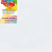 variety 12 x 12 CANVAS BOARD Cotton Medium Grain Board Canvas  Set of 4   PURE WHITE-thumb2