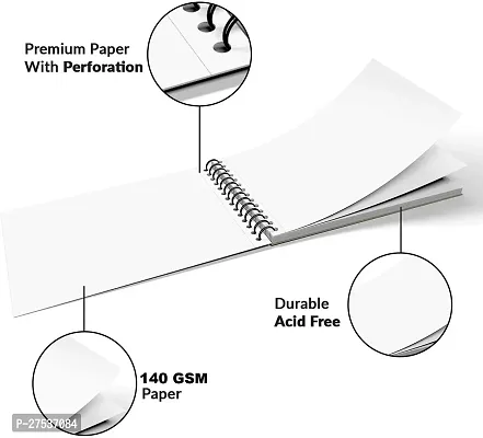 variety A 5 SKETCH BOOK PACK OF 2   MIX  Sketch Pad  50 Sheets, Pack of 2-thumb3