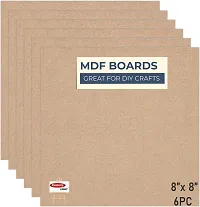 Variety Canvas SQUARE Mdf Board 8 x 8 for Art  Craft  6  Ash Japanese Wood Veneer  20 cm x 20 cm-thumb2