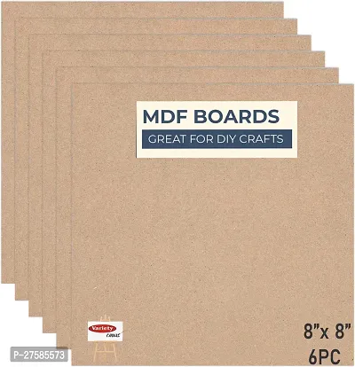 Variety Canvas SQUARE Mdf Board 8 x 8 for Art  Craft  6  Ash Japanese Wood Veneer  20 cm x 20 cm-thumb3