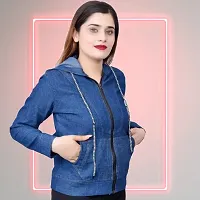 Stylish Blue Denim  Denim Jacket For Women-thumb2