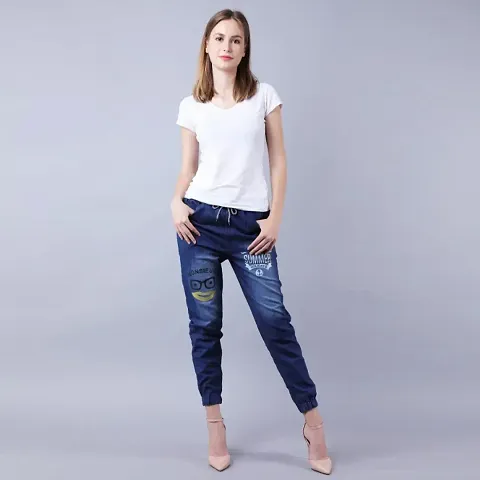 Stylish Self Pattern Joggers for Women