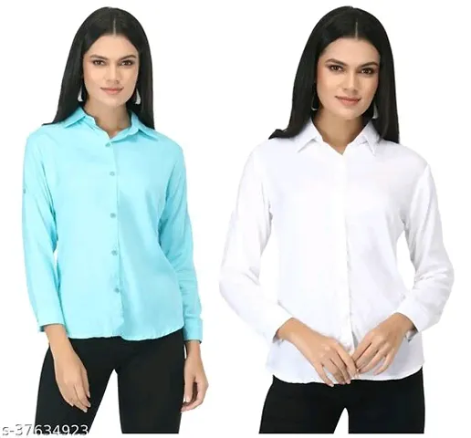 Classy Rayon Shirt combo of 2 for Women