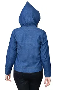 Stylish Blue Denim  Denim Jacket For Women-thumb2