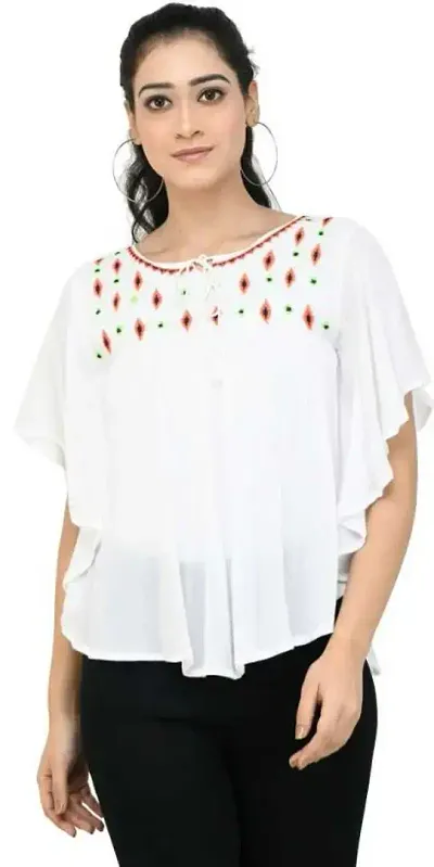 Elegant Rayon Top For Women