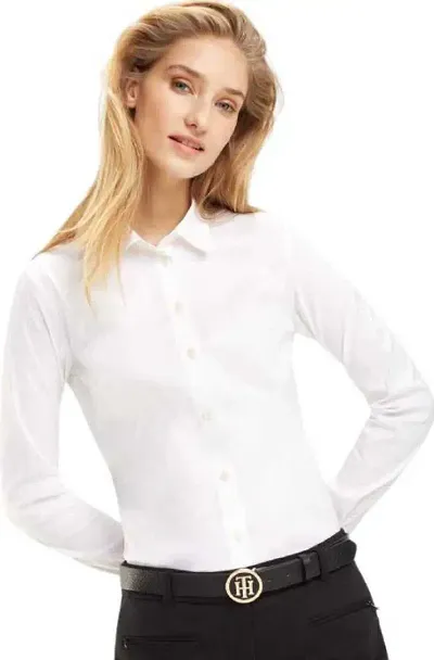 Solid White Regular Fit Shirt