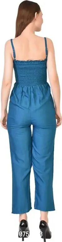 Designer And Stylish Women Off Shoulder Rayon Jumpsuit-thumb2