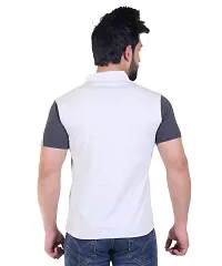 StarFox Men's Cotton Blend Athleisure Half Sleeve Round Neck T-Shirt-thumb1