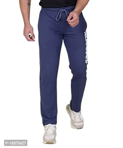 StarFox Men's Cotton Blend Loop Knit Fabric Track Pant for Gym