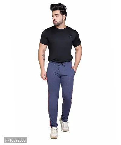 StarFox Men's Cotton Blend Classic Look Bottom Wear with One Zipper Pocket-thumb5