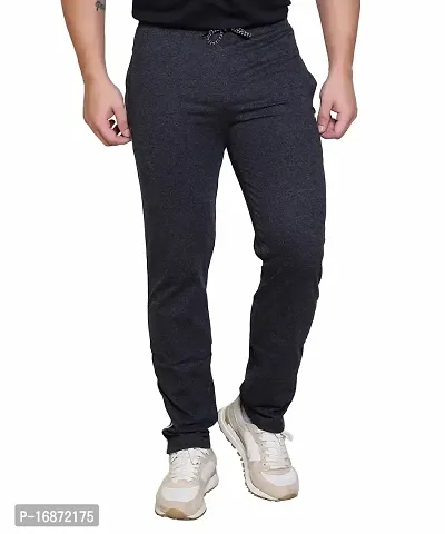 StarFox Men's Cotton Blend Classic Look Bottom Wear with One Zipper Pocket-thumb0