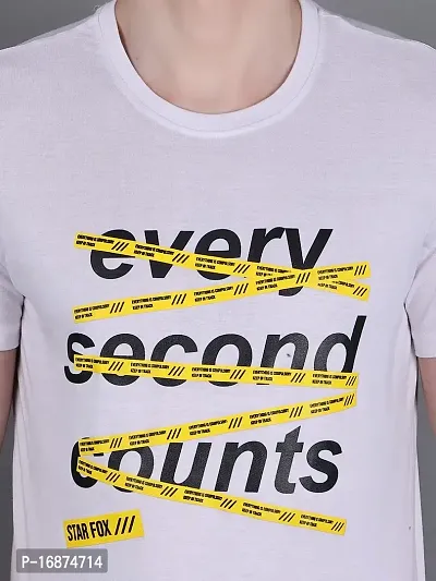 StarFox Men's Cotton Blend Half Sleeve Round Neck Printed T-Shirt-thumb4