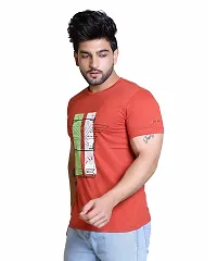 StarFox Men's Cotton Blend Half Sleeve Round Neck Graphic Print T-Shirt | 888_P-thumb3