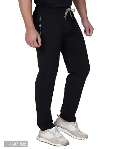 StarFox Men's Lycra Blend Self Design Casual Track Pant [SF-799]-thumb3