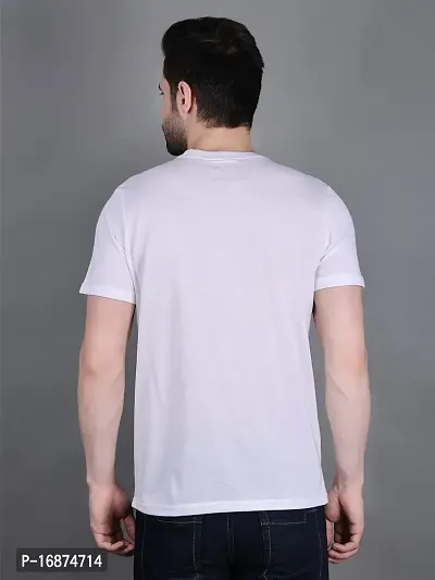 StarFox Men's Cotton Blend Half Sleeve Round Neck Printed T-Shirt-thumb2