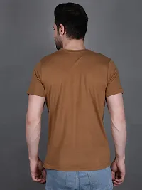 StarFox Men's Cotton Blend Half Sleeve Round Neck Printed T-Shirt-thumb1