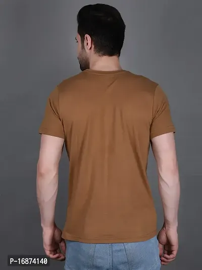 StarFox Men's Cotton Blend Half Sleeve Round Neck Printed T-Shirt-thumb2