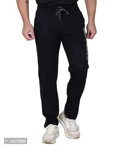 StarFox Men's Cotton Blend Loop Knit Fabric Track Pant for Gym