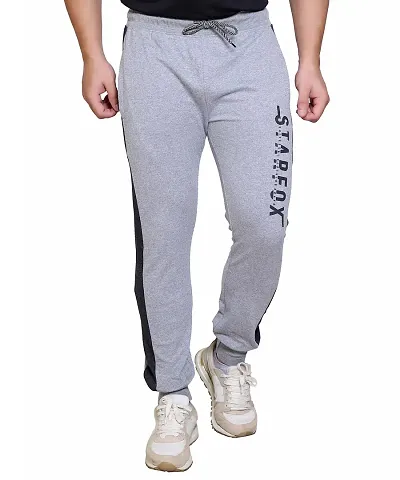 StarFox Mens Polyester Blend Printed Track Pant for Gym