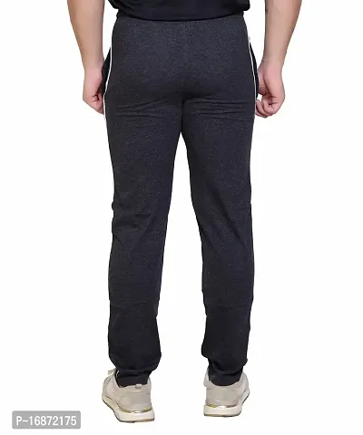 StarFox Men's Cotton Blend Classic Look Bottom Wear with One Zipper Pocket-thumb2