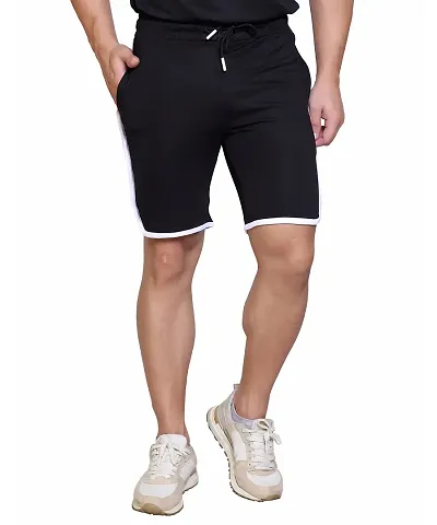 StarFox Men's Polycotton Regular Fit Shorts | Gym Style Shorts with Brisk Dry Technology