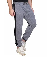 StarFox Men's Cotton Blend Jogger Style Lower with Color Blocked and Zipper Pockets | Medium Grey | Size: L | 787-01-MediumGrey_L-thumb2