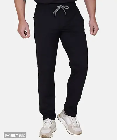 StarFox Men's Lycra Blend Self Design Casual Track Pant [SF-799]-thumb0