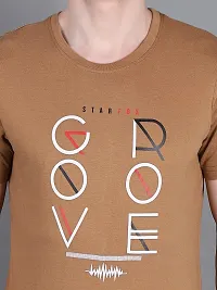 StarFox Men's Cotton Blend Half Sleeve Round Neck Printed T-Shirt-thumb3