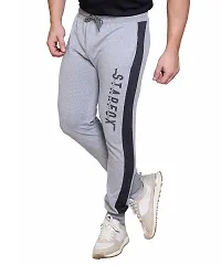 StarFox Men's Cotton Blend Loop Knit Fabric Track Pant for Gym-thumb3