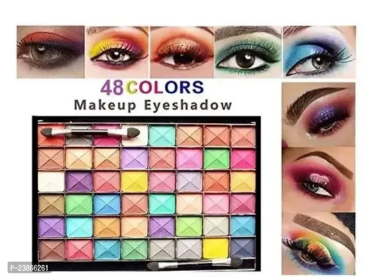 Fab Secret 48 Color Eyeshadow Palette Glitter Eye Shadow Waterproof Long Lasting Make Up Pallet Shimmer Fashion Women Beauty Eyes Makeup Kit