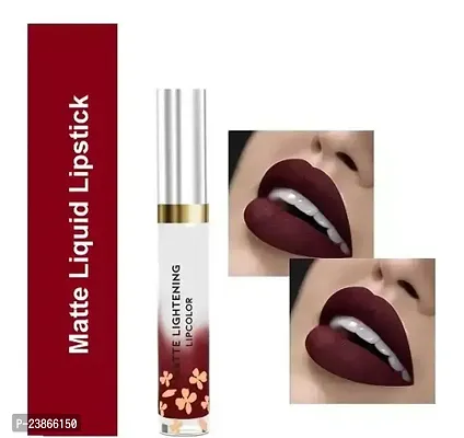 Red4 Matte Lightning Liquid Lipstick Pack Of 1-thumb0