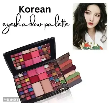 Korean Professional Makeup 54 Pigmented Colors Eyeshadow Palette Long Wearing And Easily Bendable Eye Makeup Palette Pack Of 1