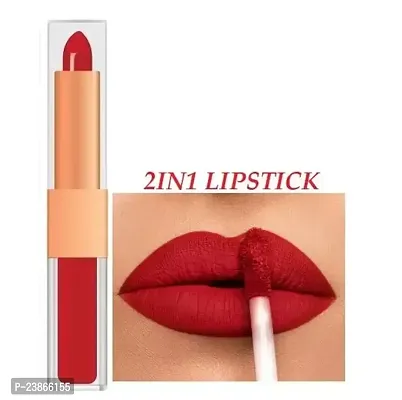 Red Matte Lipstick Liquid Lipstick 2 In 1