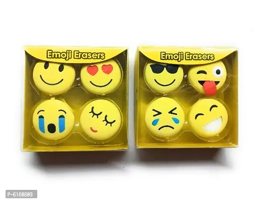 3D Smiley Faces Erasers/ ssorted Style Student Stati-thumb0