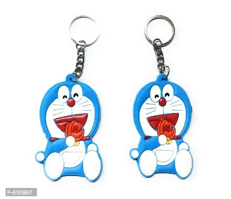Doraemon Rubber Keychain Key Chain-thumb0