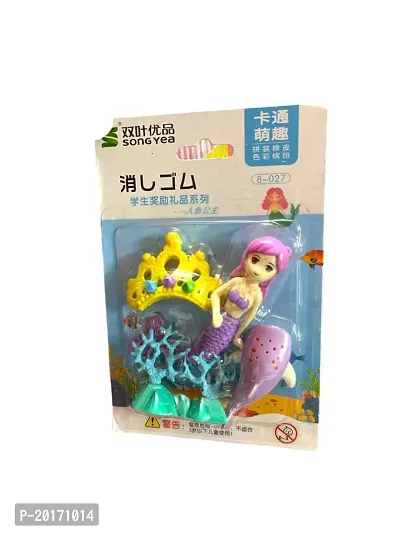 3D Cute Colourful Fairy Angel Pari Rubber-thumb0