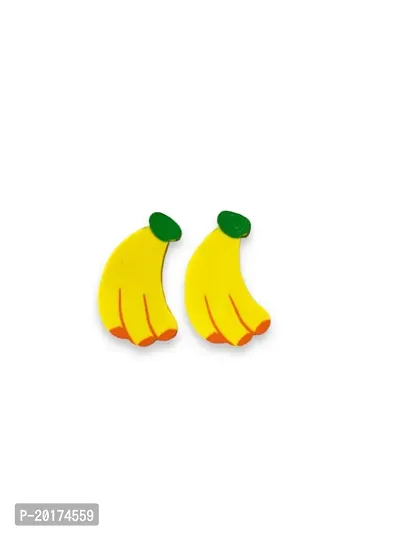 Banana Shaped Eraser For Kids Set of 2-thumb0