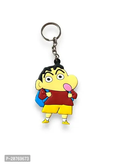 Silicone  Cute Keychain Backpack Charms Cute Famous Cartoon Characters For Bag Pendant Keychains Car Key Ring-thumb0