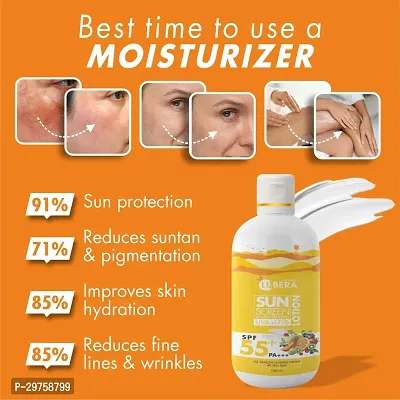 Natural Skin Care Sunscreen Moisturising Whitening Lotion