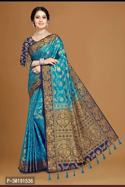 Stylish Cotton Silk Saree with Blouse piece