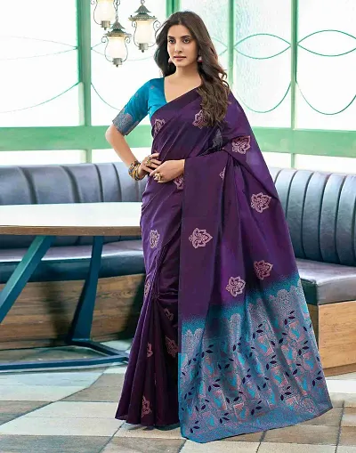 Beautiful Silk Saree with Blouse piece