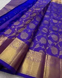 Beautiful Cotton Silk Saree with Blouse piece-thumb3